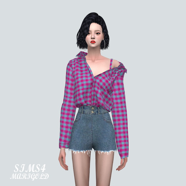 Sims 4 VV Off Shoulder Shirts at Marigold