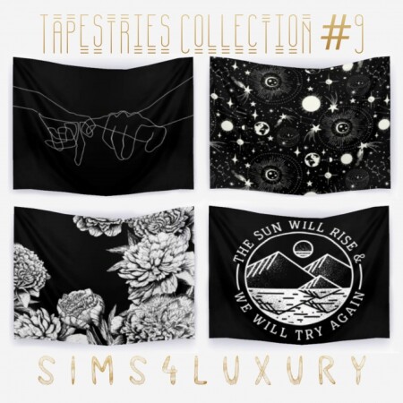 Tapestries Collection #9 at Sims4 Luxury