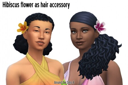 Hibiscus flower at Around the Sims 4