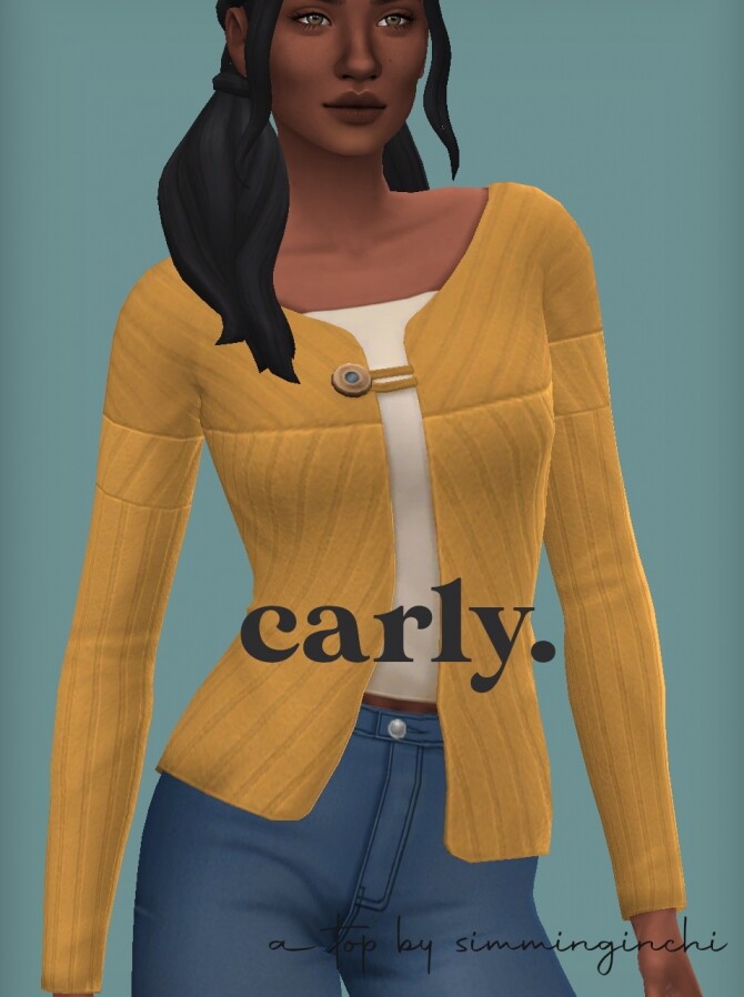 Sims 4 Carly top at Simminginchi