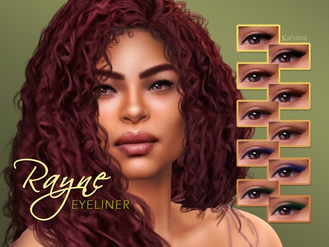 Sims 4 Rayne Eyeliner at Katverse