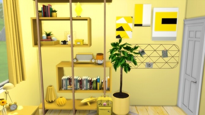 Sims 4 YELLOW ROOM at MODELSIMS4