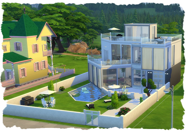 Sims 4 Villa Julia by Chalipo at All 4 Sims