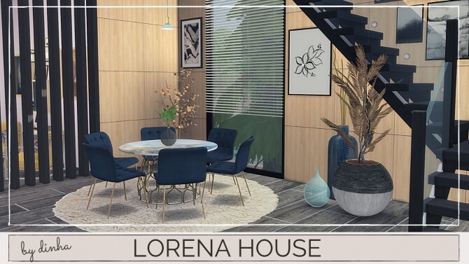 Sims 4 LORENA HOUSE at Dinha Gamer