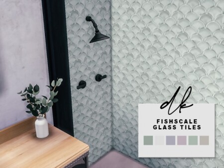 Glass Tile Walls at DK SIMS