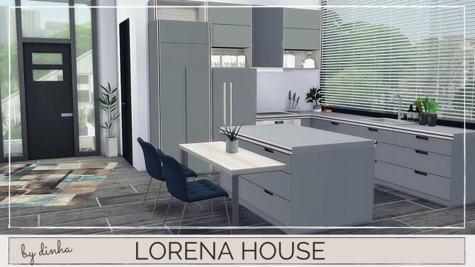 Sims 4 LORENA HOUSE at Dinha Gamer