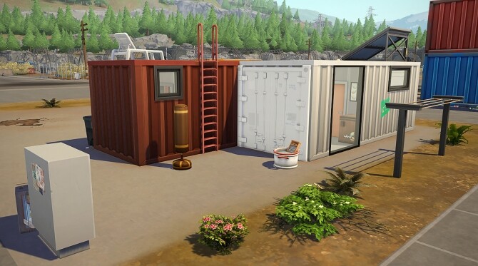 Sims 4 Container Duo Starter House at Simsontherope
