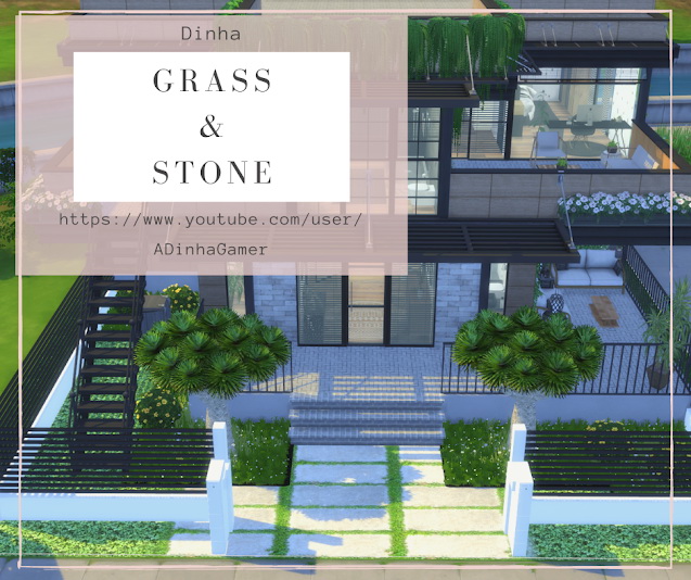 Sims 4 Grass & Stone terrain at Dinha Gamer
