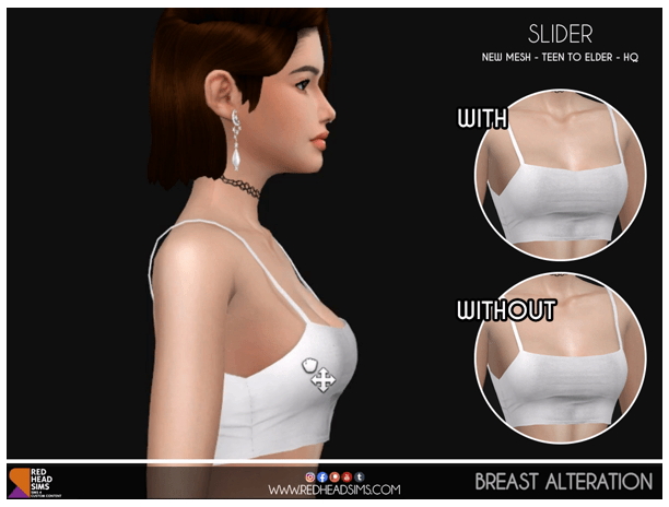 the sims 4 breast mods