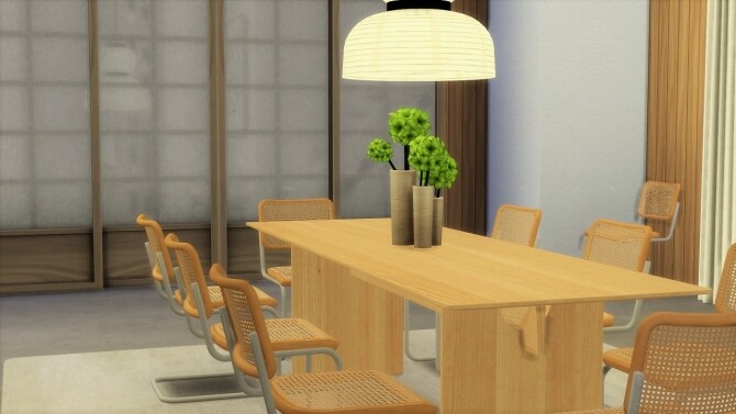 Sims 4 N DT01 dining table at Meinkatz Creations