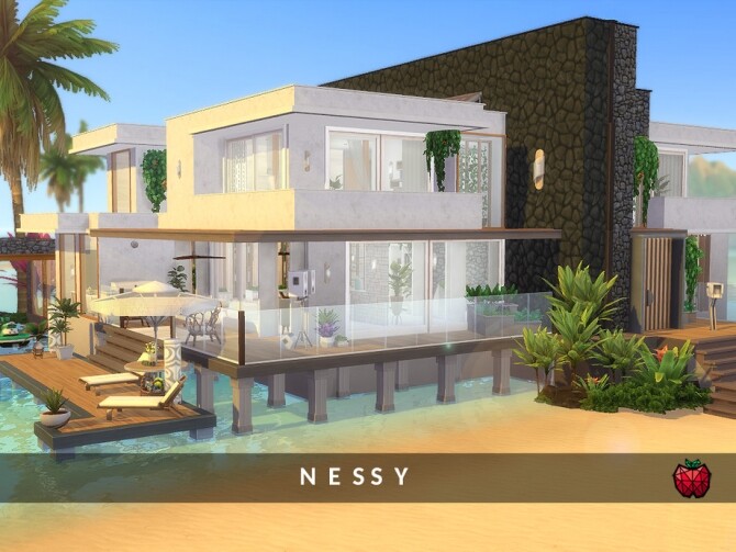 Sims 4 Nessy home no cc by melapples at TSR