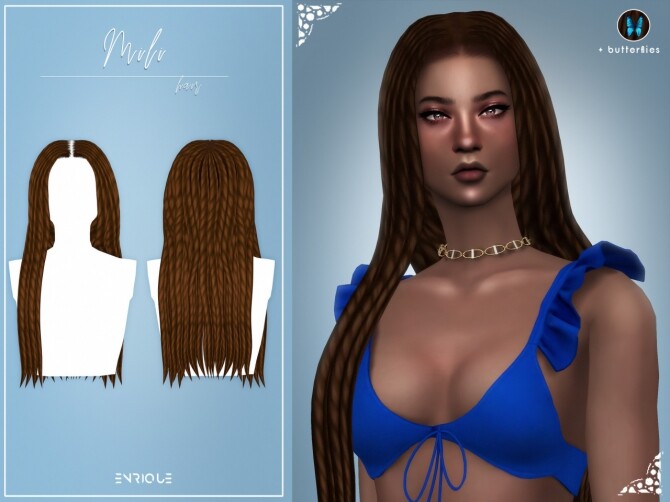 Sims 4 Mili Hairstyle at Enriques4