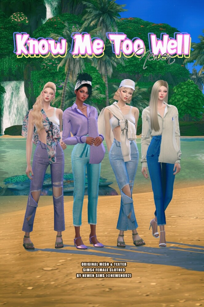 Sims 4 Know Me Too Well Collection at NEWEN