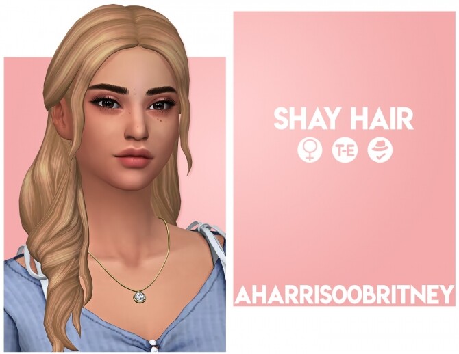 Sims 4 Shay Hair at AHarris00Britney