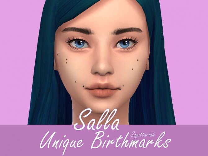 Sims 4 Salla Unique Birthmarks by Sagittariah at TSR