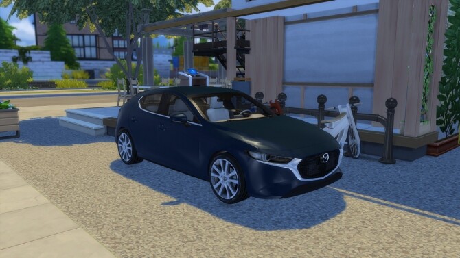 Sims 4 Mazda 3 at LorySims