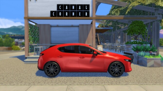 Sims 4 Mazda 3 at LorySims