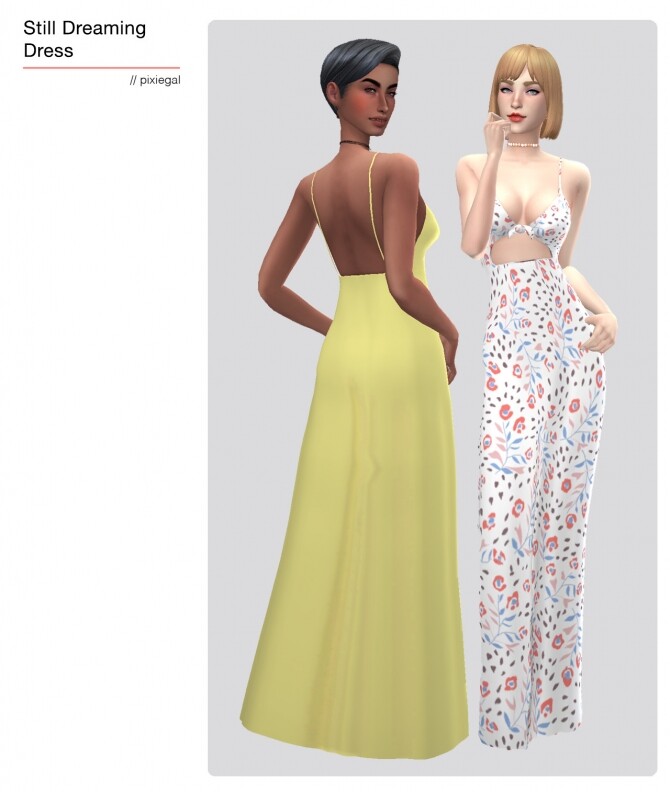 Sims 4 Still dreaming dress at Pixiegal