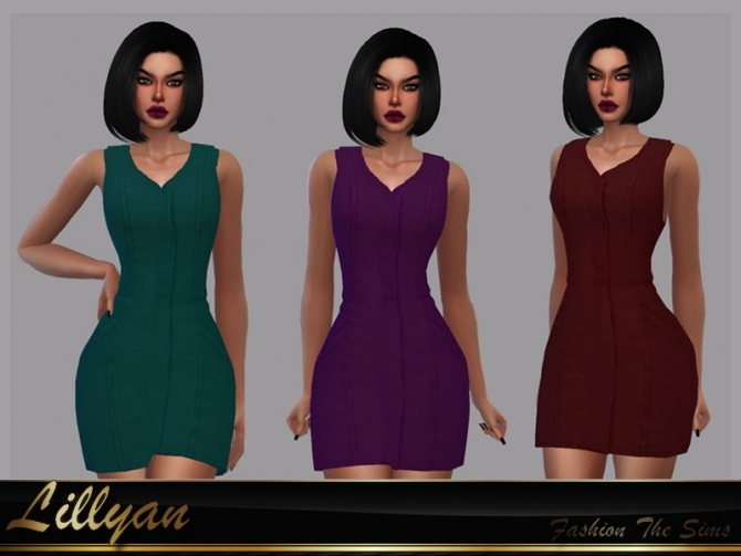 Dress Maia by LYLLYAN at TSR » Sims 4 Updates