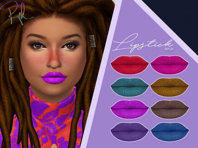 Sims 4 Lipstick RPL04 by RobertaPLobo at TSR