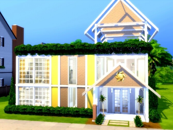 Sims 4 Villa Sun by GenkaiHaretsu at TSR