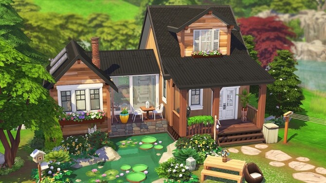 Sims 4 OFF THE GRID FAMILY HOME at Aveline Sims