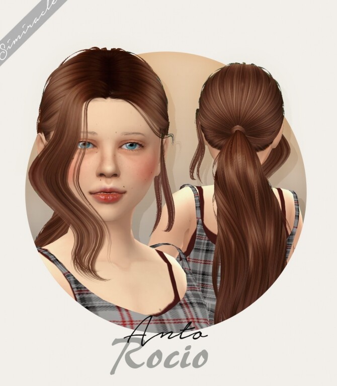 Sims 4 Anto Rocio Hair Kids Version at Simiracle