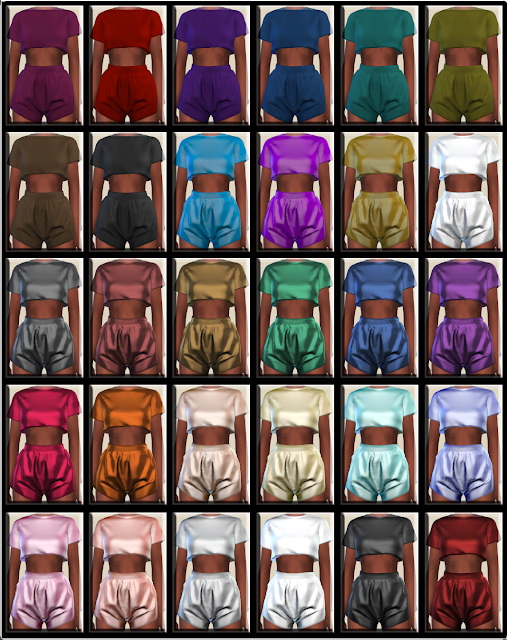 SET OF CLOTHES 19 at All by Glaza » Sims 4 Updates