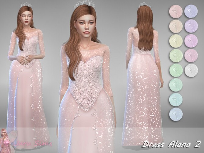Sims 4 Dress Alana 2 by Jaru Sims at TSR