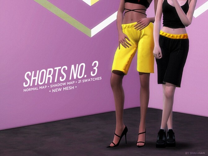 Sims 4 Long shorts by Alexa Catt at TSR