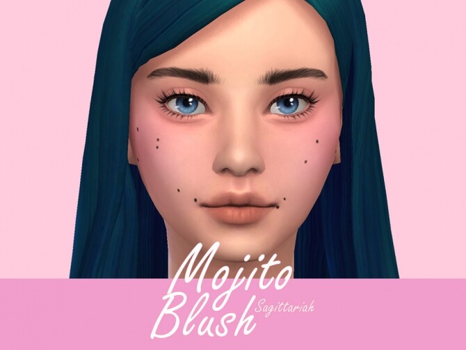 Sims 4 Mojito Blush by Sagittariah at TSR