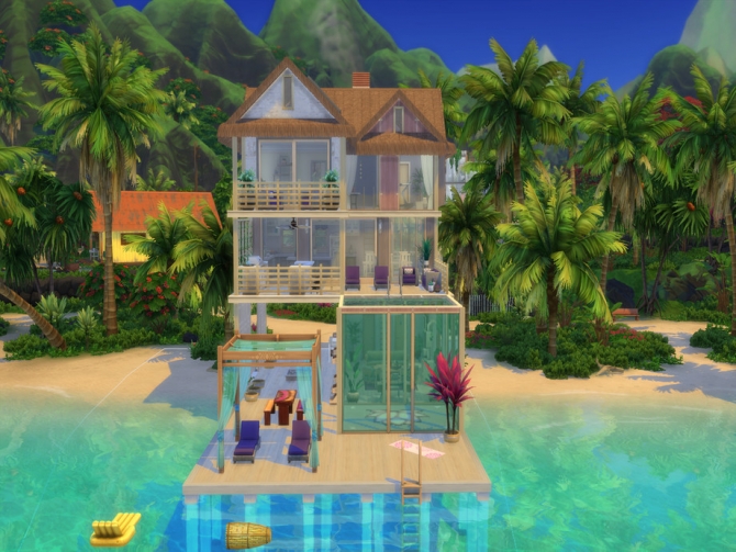 Beach Condo by LJaneP6 at TSR » Sims 4 Updates