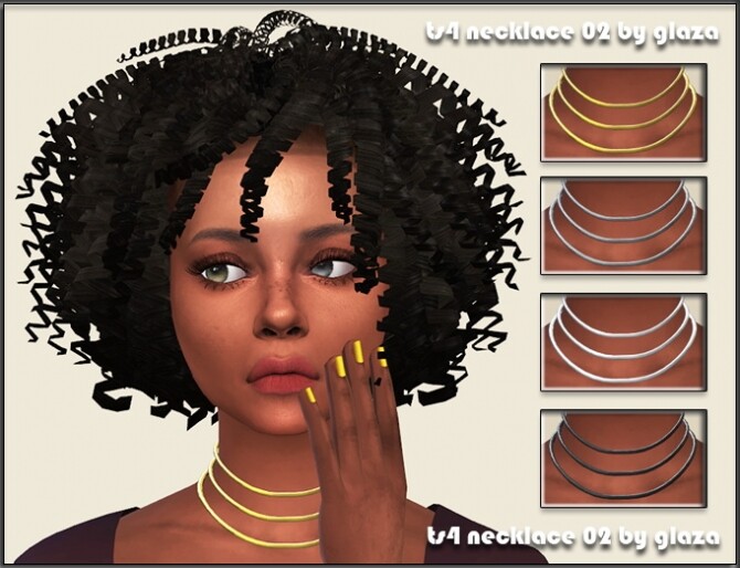 Sims 4 Necklace 02 at All by Glaza