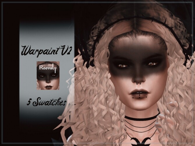Sims 4 Warpaint V2 by Reevaly at TSR