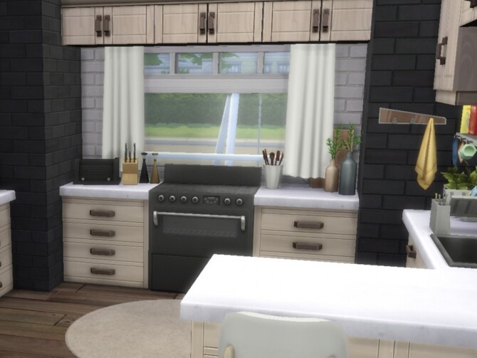 Sims 4 Suburban Family Home by FancyPantsGeneral112 at TSR