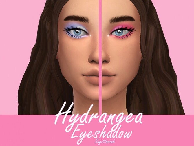 Sims 4 Hydrangea Eyeshadow by Sagittariah at TSR