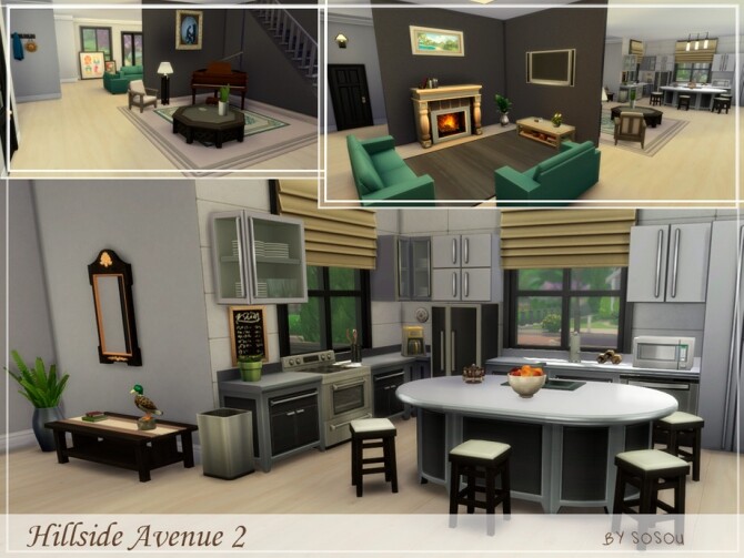 Sims 4 Hillside Avenue 2 Home by Sosou at TSR