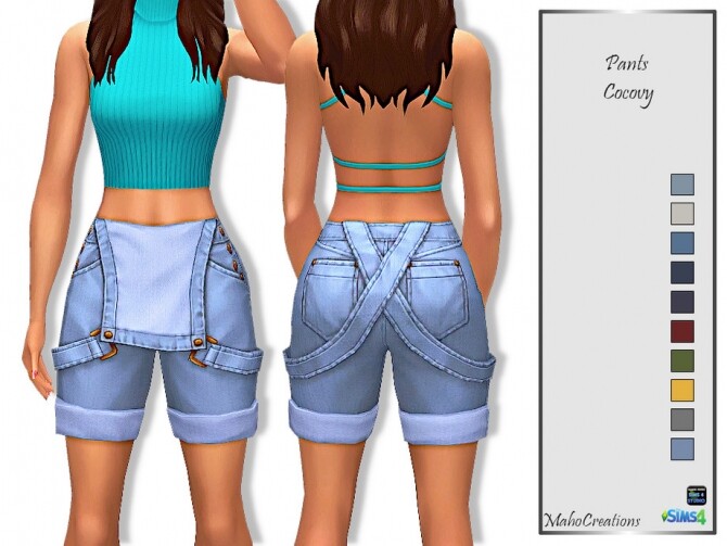 Sims 4 Pants Cocovy by MahoCreations at TSR