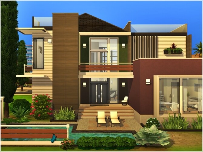 Sims 4 Camile house by Ray Sims at TSR