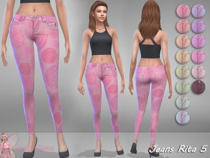 Sims 4 Jeans Rita 5 by Jaru Sims at TSR