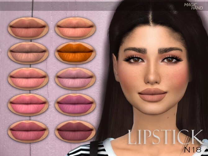 Sims 4 Lipstick N18 by MagicHand at TSR