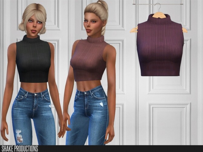 Sims 4 480 Top by ShakeProductions at TSR