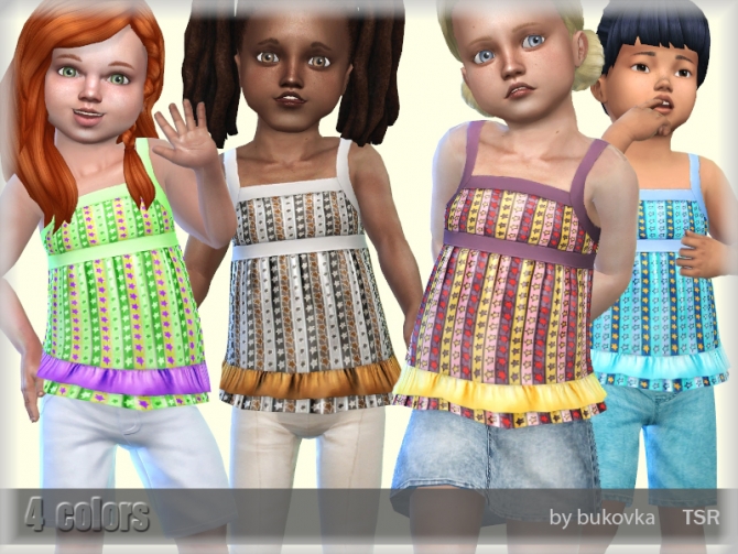 Shirt Strip by bukovka at TSR » Sims 4 Updates