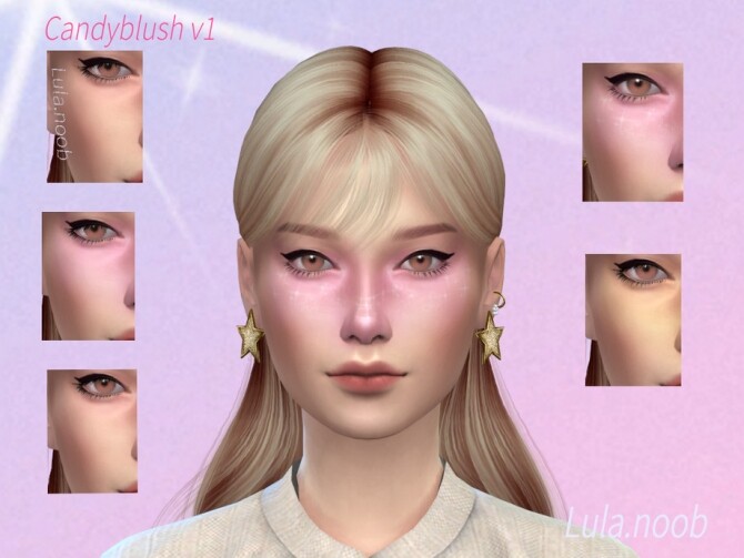 Sims 4 Candy blush v1 by Lula.noob at TSR