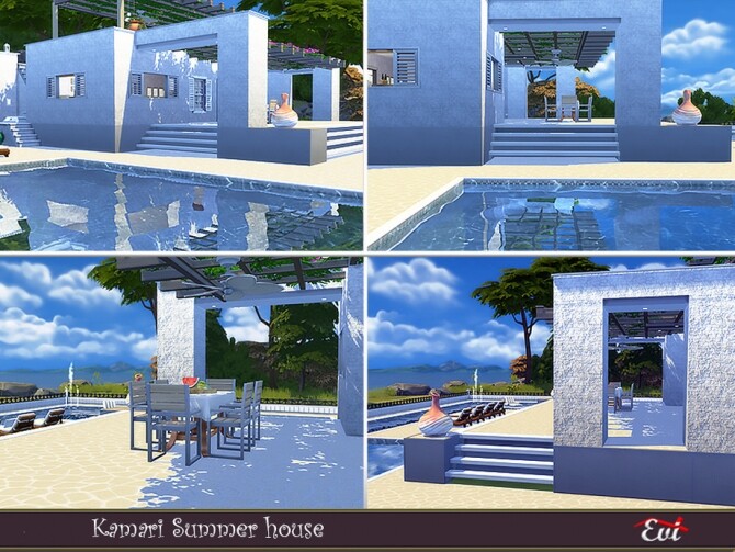 Sims 4 Kamari Summer House by evi at TSR