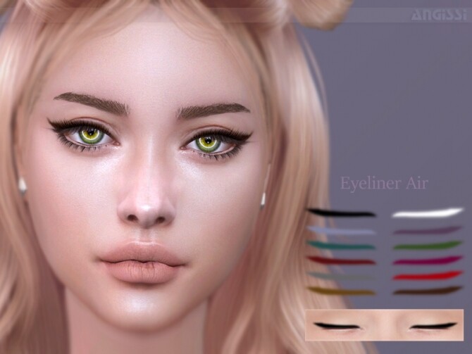 Sims 4 Air eyeliner by ANGISSI at TSR