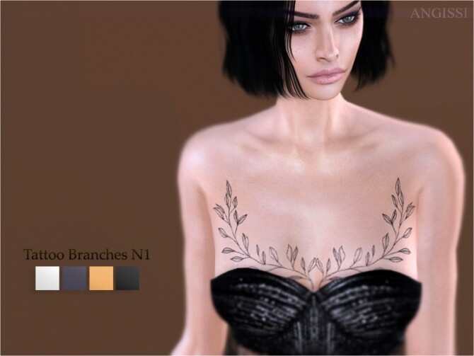 Sims 4 Tattoo Branches N1 by ANGISSI at TSR