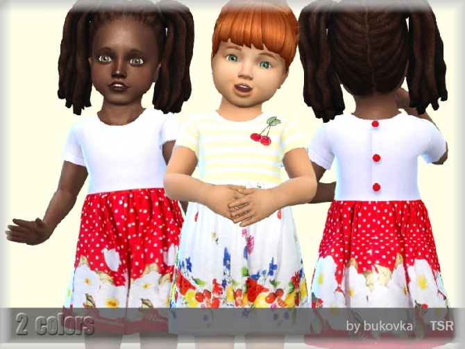 Dress Flowers By Bukovka At Tsr » Sims 4 Updates