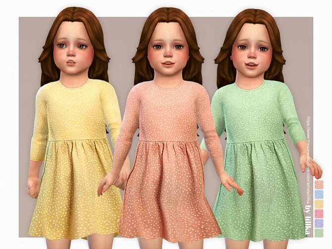 Sims 4 Melody Dress by lillka at TSR
