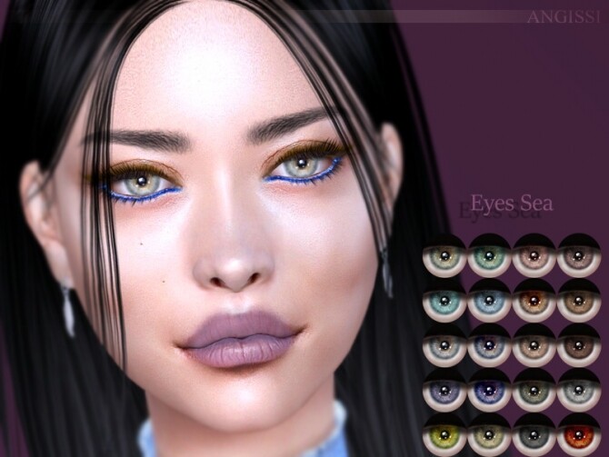 Sims 4 Sea eyes by ANGISSI at TSR